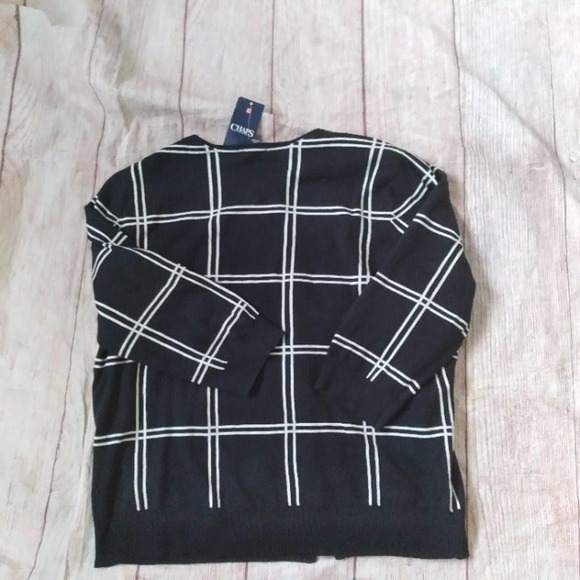 Chaps black pullover size 2X NWT - Picture 3 of 4